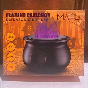 Mahli flamingo cauldron purple flame